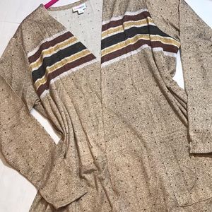 Small LulaRoe Caroline open cardigan